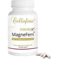 Produktbild von Cellufine MagneFem Magnesium-Komplex Kapseln vegan ohne Zusatzstoffe 120 Stück