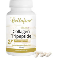 Produktbild von Cellufine TriColl Collagen Tripeptide Rind Kapseln 90 Stück glutenfrei laktosefrei zuckerfrei ohne Zusatzstoffe