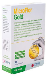 CEMON MICROFLOR GOLD Vegetarische Kapseln Gluten- und Laktosefrei 30 Stück – Bild 1 von 1