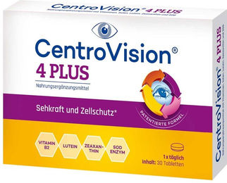 Centrovision 4 Plus Tabletten von Heilpflanzenwohl GmbH vegetarisch laktosefrei und glutenfrei für Erwachsene 30 Stück – Bild 1 von 1