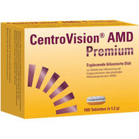 Produktbild von CENTROVISION AMD Premium Vitamin-Kombination Tabletten vegetarisch laktosefrei glutenfrei 180 Stück