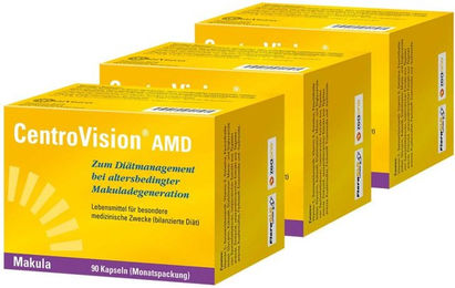 Centrovision AMD Vitamin-Kombination Kapseln laktosefrei und glutenfrei für Senioren 240 Stück – Bild 1 von 1