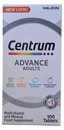 Centrum Advance Multivitamin- und Mineralstoffpräparat für Erwachsene und Kinder, 100 Tabletten, laktosefrei und glutenfrei – Bild 1 von 1