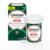 Produktbild von Centrum BIOTIC+ VITAL Milchsäurebakterien und Vitamine Kapseln glutenfrei laktosefrei ohne Gelatine 30 Stück