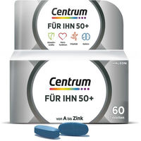 Produktbild von Centrum Für Ihn 50+ Multivitamin Tabletten für Männer 60 Stück glutenfrei und laktosefrei
