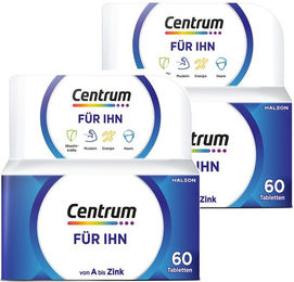 Centrum Für Ihn Nahrungsergänzungsmittel Tabletten für Männer und Senioren glutenfrei laktosefrei ohne Gelatine 60 Stück – Bild 1 von 1