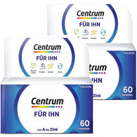Produktbild von Centrum Für Ihn Nahrungsergänzungsmittel Tabletten für Männer und Senioren glutenfrei laktosefrei ohne Gelatine 60 Stück