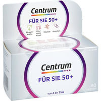 Produktbild von Centrum Für Sie 50+ Multivitamin Tabletten für Frauen, glutenfrei und laktosefrei, 60 Stück