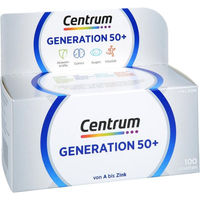 Produktbild von Centrum Generation 50+ Multivitamin Tabletten für Senioren glutenfrei und laktosefrei 100 Stück