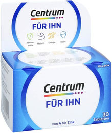 Centrum Multivitamin Tabletten für Männer und Senioren glutenfrei laktosefrei ohne Gelatine 30 Stück – Bild 1 von 2