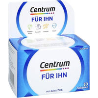 Produktbild von Centrum Multivitamin Tabletten für Männer und Senioren glutenfrei laktosefrei ohne Gelatine 30 Stück