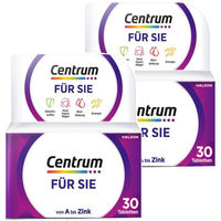 Produktbild von Centrum Nahrungsergänzungsmittel für Frauen, Tabletten, glutenfrei und laktosefrei