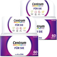 Produktbild von Centrum Nahrungsergänzungsmittel für Frauen, Tabletten, glutenfrei und laktosefrei