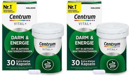Centrum Vital+ Darm & Energie Kapseln für Erwachsene – Bild 1 von 3