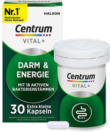 Centrum Vital+ Darm & Energie Kapseln für Erwachsene ohne Zusatzstoffe 30 Stück – Bild 1 von 4