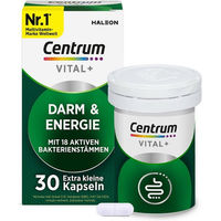 Produktbild von Centrum Vital+ Darm & Energie Kapseln für Erwachsene ohne Zusatzstoffe 30 Stück