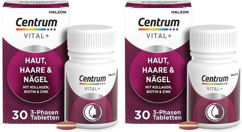 Centrum Vital+ Haut, Haare & Nägel Beauty-Kollagen-Kombi Tabletten 60 Stück – Bild 1 von 1