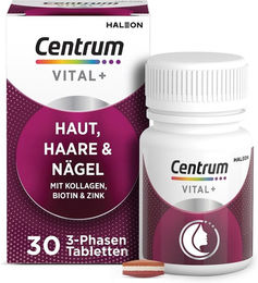 Centrum Vital+ Haut, Haare & Nägel Beauty-Kollagen-Kombi Tabletten für Erwachsene 30 Stück – Bild 1 von 5