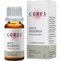 Produktbild von CERES Spitzwegerich Plantago lanceolata Extrakt Tropfen 20 ml