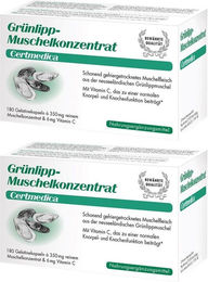 Certmedica Grünlipp-Muschelkonzentrat Kapseln 180 Stück – Bild 1 von 1
