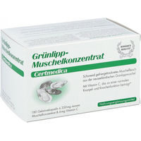 Produktbild von Certmedica International Grünlipp Muschel Konzentrat Kapseln NZ 180 Stück