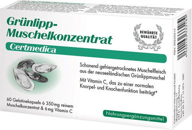 Certmedica International Grünlipp-Muschelkonzentrat Kapseln – Bild 1 von 1