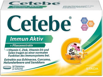 Cetebe Immun Aktiv Tabletten für Erwachsene 30 Stück – Bild 1 von 1