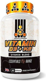 Chemical Warfare Vitamin D3 + K2 Kapseln 60 Stück – Bild 1 von 2
