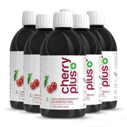 Cherry PLUS Montmorency-Sauerkirsch-Konzentrat von Cellavent Healthcare GmbH, vegan und ohne Zusatzstoffe, 500 ml – Bild 1 von 6