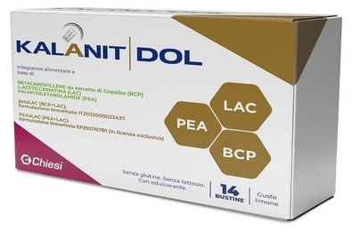 Chiesi Farmaceutici Kalanit Dol Gusto Limone Pulver, 14 Beutel, glutenfrei und laktosefrei mit Süßstoff – Bild 1 von 1