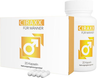 Ciraxx Kapseln für Männer mit Pflanzenextrakten ohne Zusatzstoffe 20 Stück – Bild 1 von 4