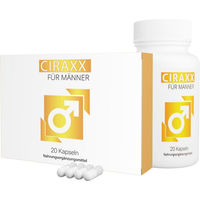 Produktbild von Ciraxx Kapseln für Männer mit Pflanzenextrakten ohne Zusatzstoffe 20 Stück