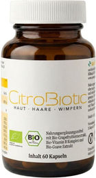 CitroBiotic Haut Haare Wimpern Kapseln mit Zink Biotin und Selen vegan und bio 60 Kapseln – Bild 1 von 2