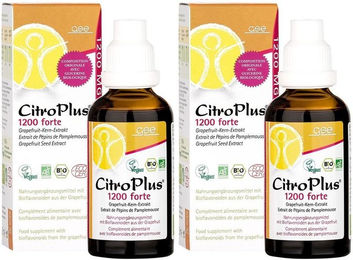 CitroPlus 1200 Forte GSE Tropfen Bio Vegan Glutenfrei Laktosefrei – Bild 1 von 1