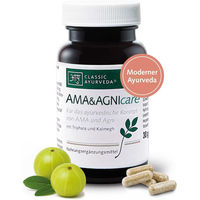 Produktbild von Classic Ayurveda AMA&AGNIcare Kräuter-Komplex mit Triphala und Kalmegh Kapseln 30 g (ca. 60 Kapseln)