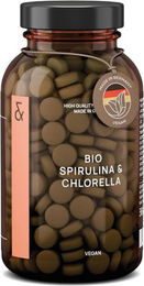 CLAV Bio Spirulina und Chlorella Superfood-Mischung Bio Tabletten Vegan 180 Stück – Bild 1 von 3
