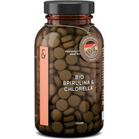 Produktbild von CLAV Bio Spirulina und Chlorella Superfood-Mischung Bio Tabletten Vegan 180 Stück