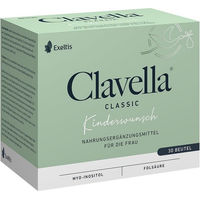 Produktbild von Clavella Classic Inositol Pulver für Frauen, Schwangere und Stillende