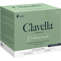 Produktbild von Clavella Premium Inositol Pulver für Frauen, Schwangere und Stillende