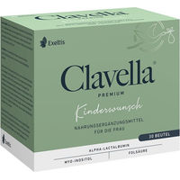 Produktbild von Clavella Premium Inositol Pulver für Frauen, Schwangere und Stillende