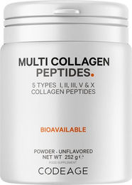 Codeage Multi Kollagen Proteinpulver mit Rinder-Peptiden Typ I, II und III, glutenfrei und ohne Zusatzstoffe – Bild 1 von 1