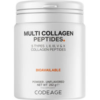 Produktbild von Codeage Multi Kollagen Proteinpulver mit Rinder-Peptiden Typ I, II und III, glutenfrei und ohne Zusatzstoffe