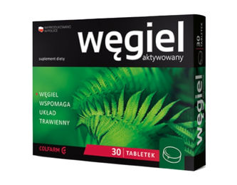 COLFARM Aktivkohle Tabletten 30 Stück – Bild 1 von 2