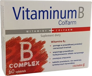 Colfarm Vitamin B-Komplex 60 Kapseln – Bild 1 von 2
