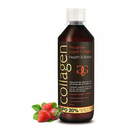 Collagen Pro-active Liquid Total Health Solutions Erdbeere 600 ml – Bild 1 von 1