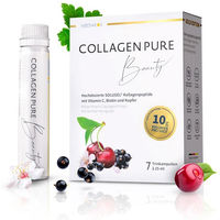 Produktbild von COLLAGEN PURE Beauty Kollagen Typ I und III Trinkampullen hochdosiert laktosefrei und glutenfrei 10 g