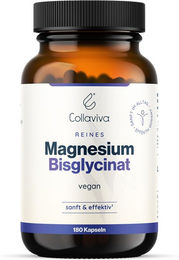 Collaviva Magnesium Bisglycinat 300 mg vegan 180 Kapseln – Bild 1 von 3