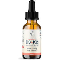 Produktbild von Collaviva Vitamin D3 + K2 MK7 Tropfen Vegan 1000 IE + 20 µg 1700 Tropfen