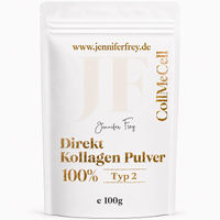 Produktbild von CollMeCell Kollagen Typ 2 Pulver 100 g, Reines Kollagenhydrolysat ohne Zusatzstoffe
