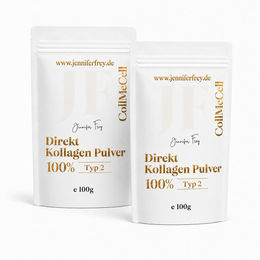 CollMeCell Kollagen Typ 2 Pulver 200 g (2x 100 g) Reines Kollagenhydrolysat ohne Zusatzstoffe – Bild 1 von 1